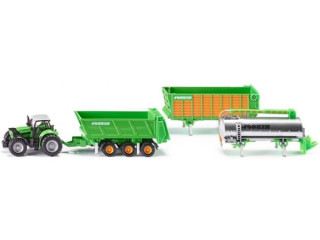 Traktor Deutz sa setom prikolica Joskin 