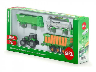 Traktor Deutz sa setom prikolica Joskin 