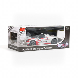 Rastar RC auto Porshe 918 Spyder 1:14 - crn, bel