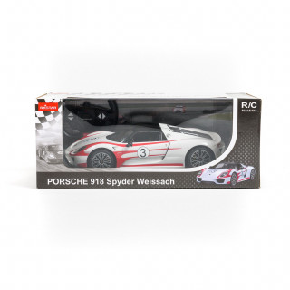 Rastar RC auto Porshe 918 Spyder 1:14 - crn, bel 