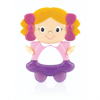 Nuby glodalica 0m+: dinosaurus, vozić, kit, lutka