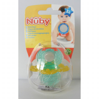 Nuby glodalica od silikona 0m+ cvetić sa kutijom