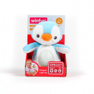 Win Fun igračka Svetleći pingvin plava