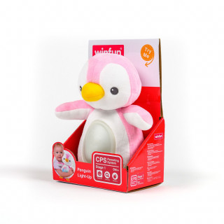 Win Fun igračka Svetleći pingvin roze