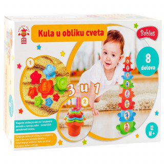 Set za bebe kula od cveca 3 u 1