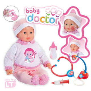Loko toys, lutka Doktor set, 43 cm