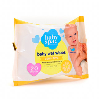 Baby spa vlažne maramice sens. sa kamilicom 20kom