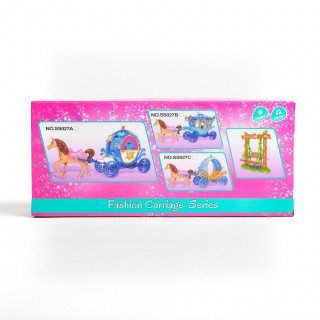Qunsheng Toys, igračka lutka sa kočijom plav