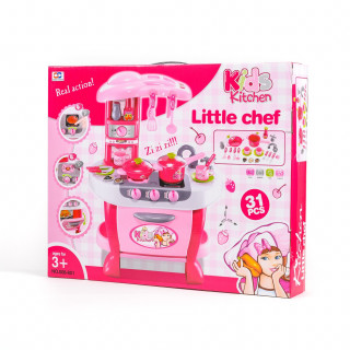 Qunsheng Toys, igračka kuhinjski set pink