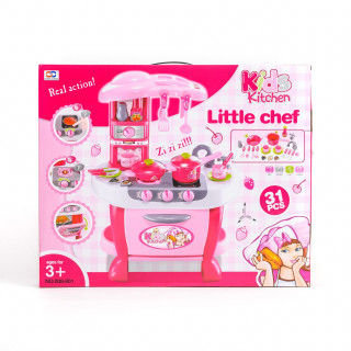 Qunsheng Toys, igračka kuhinjski set pink