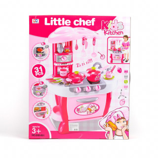 Qunsheng Toys, igračka kuhinjski set pink