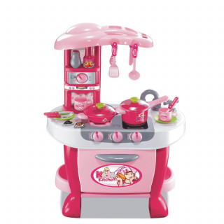 Qunsheng Toys, igračka kuhinjski set pink