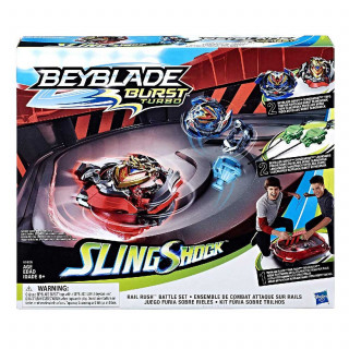 Beyblade Rail Rush Battle Set 