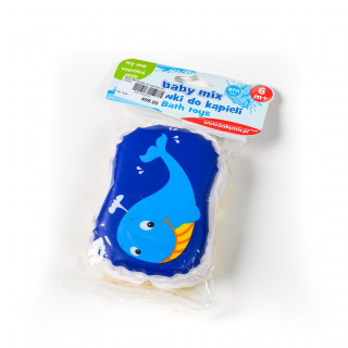 Baby Mix knjiga za kupanje kit i morska zvezda