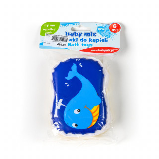 Baby Mix knjiga za kupanje kit i morska zvezda