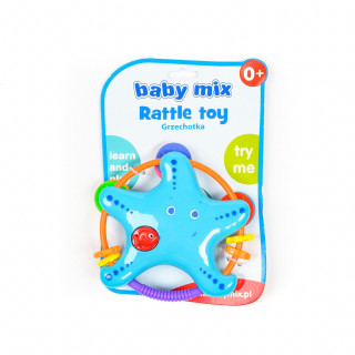 Baby Mix igračka zvečka morska zvezda