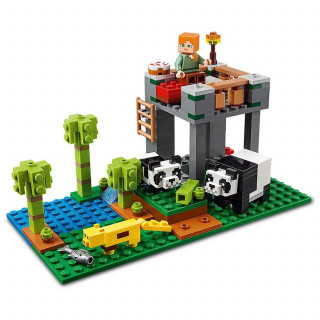 Lego Minecraft the panda nursery 