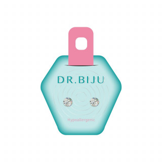 Dr.Biju minđuše 5.3mm providne krug DXI53C001 