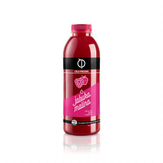 Cold pressok malina jabuka hladno ceđeni sok 750ml