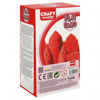 Sunman kinetički pesak 500 gr. crvena boja