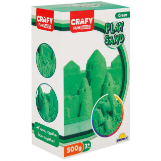 Sunman kinetički pesak 500 gr. zelena boja