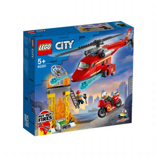 Lego City fire rescue helicopter