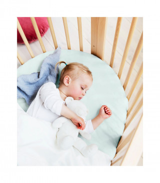 Stokke Sleepi Čaršav 120cm Powder Blue