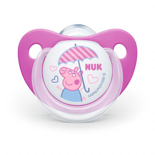 Nuk varalica silikon Peppa Pig u hig.kutiji vel 2