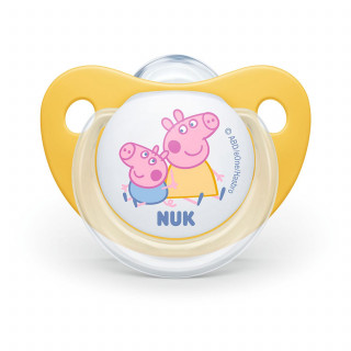 Nuk varalica silikon Peppa Pig u hig.kutiji vel 2