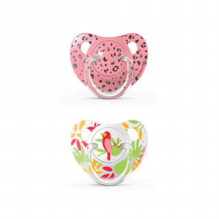 Suavinex varalica jungle, 2 kom, roze, 0-6m