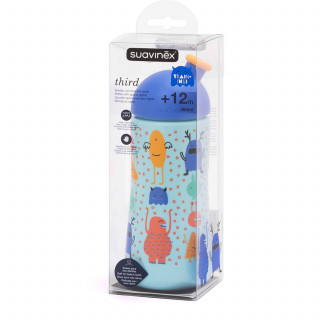 Suavinex flašica sa piskom 360 ml, plava, 18m+