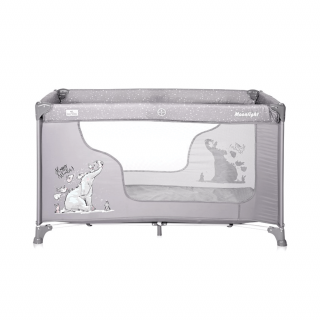 Lorelli prenosivi krevetac Moonlight, Grey fun