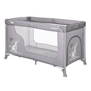 Lorelli prenosivi krevetac Moonlight, Grey fun