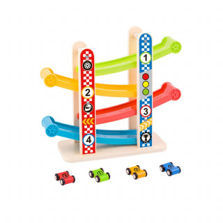 Tooky toy drveni toranj sa autićima