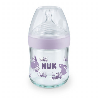 Nuk plastična flašica NS sa tem. Indik, 150ml 0-6M 