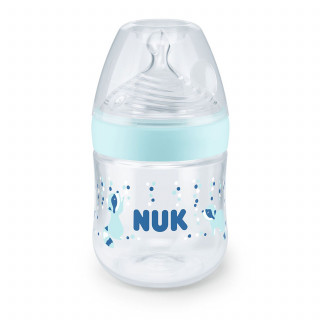 Nuk plastična flašica NS sa tem. Indik, 150ml 0-6M 