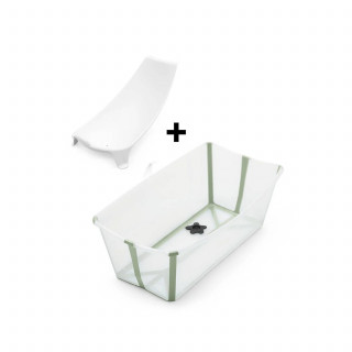 Stokke set kadica Flexi Bath Transparent Green