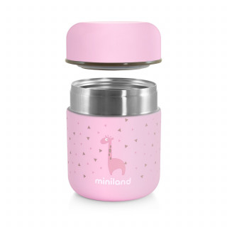 Miniland termos za hranu mini roze, 280ml