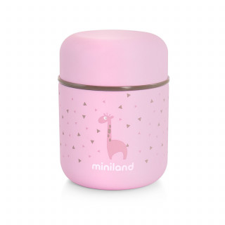 Miniland termos za hranu mini roze, 280ml