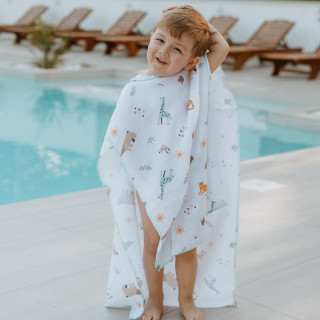 Baby textil pončo za plažu, dečaci