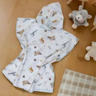 Baby textil pončo za plažu, dečaci