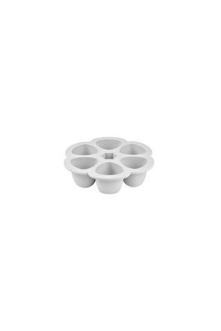 Beaba Multiportions silikon posude 6/1 90ml, siva 