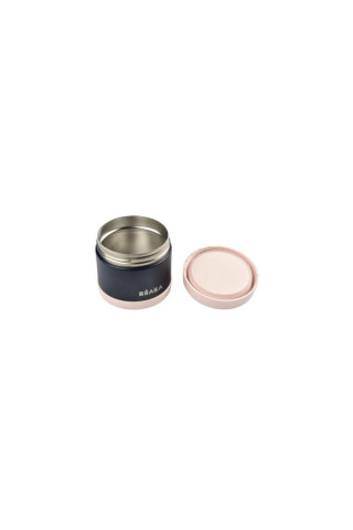 Beaba inox termo posuda 500ml,light pink/nightblue 