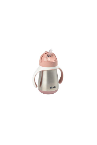 Beaba čaša inox 250 ml, old pink 