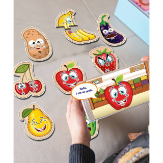 Jumbo puzzle 18el- voće i povrće