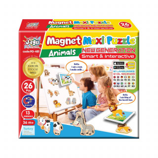 Magnetne puzzle 26el.- životinje