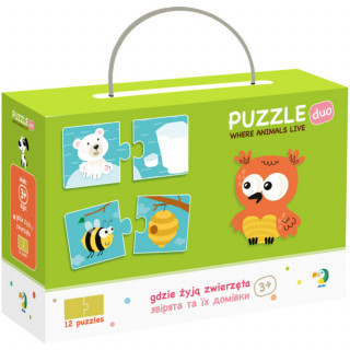 Dodo Duo puzzle gde životinje žive
