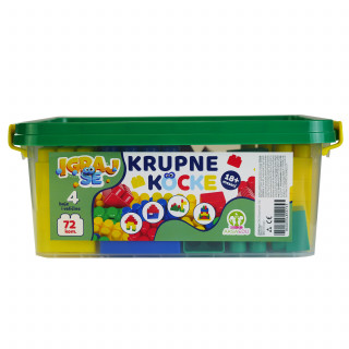 Igraj se krupne kocke - 72 el.