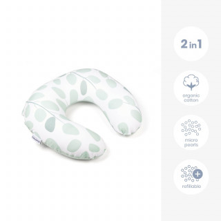 Doomoo jastuk za dojenje Softy Leaves Aqua Green