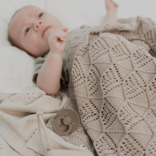 Bibs pleteno ćebe Wavy, Vanilla